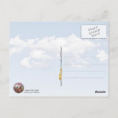 Carte Postale Les drapeaux du monde dans le monde (Dos)