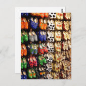 Carte Postale Les draps hollandais colorés de Hollande, (Devant / Derrière)