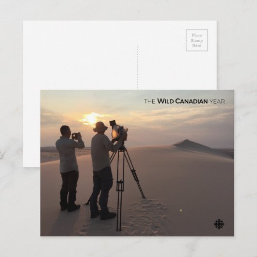 Carte Postale Les dunes de sable d'Athabasca (Devant / Derrière)