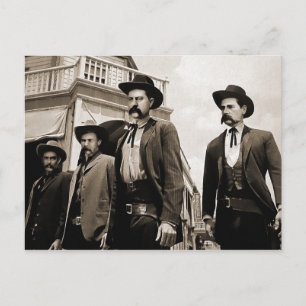 Carte Postale Les Earps et Doc Holliday Tombstone