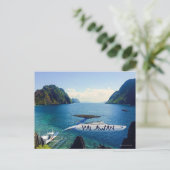 Carte Postale Les eaux immaculées de Palawan (Debout devant)