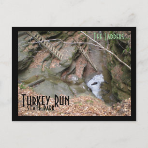 Carte Postale Les échelles, le parc national de la Turquie