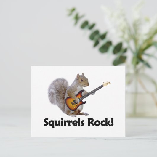 Carte Postale Les écureuils Rock ! (Debout devant)