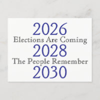 Les élections arrivent Les gens se souviennent de