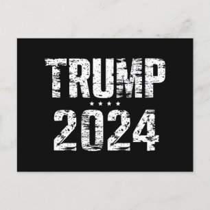 Carte Postale Les élections gardent l'Amérique grand Trump 2024