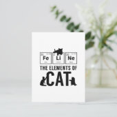 Carte Postale Les Éléments Du Chat (Debout devant)