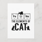 Carte Postale Les Éléments Du Chat (Devant)