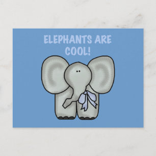 Carte Postale Les éléphants sont des t-shirts et des cadeaux Coo