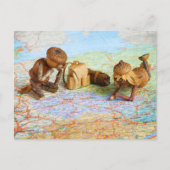 Carte Postale Les elfes d'Acorn planifient un voyage (Devant)