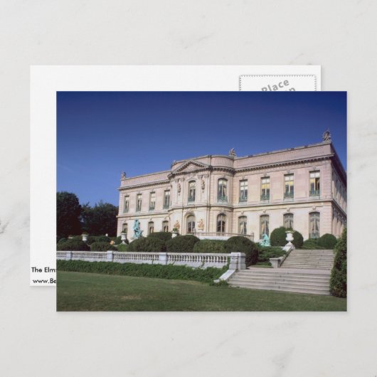 Carte Postale Les Elms, Newport, Rhode Island, États-Unis (Devant / Derrière)