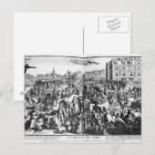 Carte Postale Les embouteillages à Paris (Devant / Derrière)