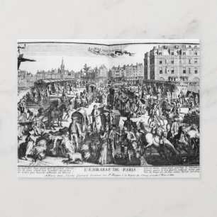 Carte Postale Les embouteillages à Paris