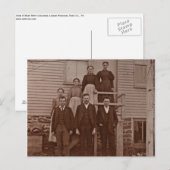 Carte Postale Les enfants de John & Mary Rupp vers 1875 (Devant / Derrière)