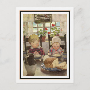 Carte Postale Les enfants disent grâce par Jessie Willcox Smith