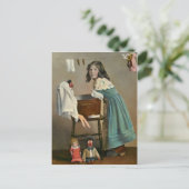 CARTE POSTALE LES ENFANTS ME DONNENT TANT DE TRAVAIL (Debout devant)