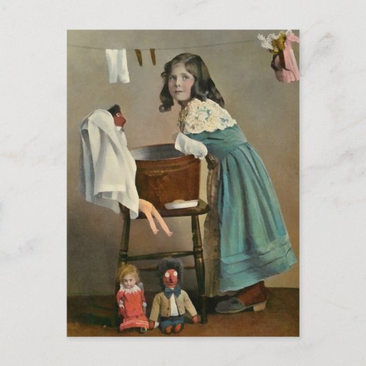 CARTE POSTALE LES ENFANTS ME DONNENT TANT DE TRAVAIL (Devant)