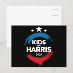 Carte Postale Les Enfants Pour Harris Président Les Enfants Aime