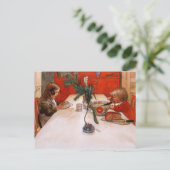 Carte Postale Les Enfants Qui Mangent Le Souper (Debout devant)