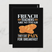 Carte Postale Les Enseignants Français Sont Si Difficiles Qu'Ils (Devant / Derrière)