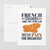 Carte Postale Les Enseignants Français Sont Si Difficiles Qu'Ils (Devant / Derrière)