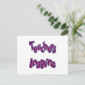 Carte Postale Les enseignants inspirent (Debout devant)
