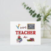 Carte Postale Les Enseignants Le Font Avec La Classe (Debout devant)