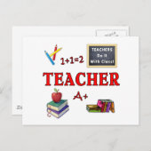 Carte Postale Les Enseignants Le Font Avec La Classe (Devant / Derrière)