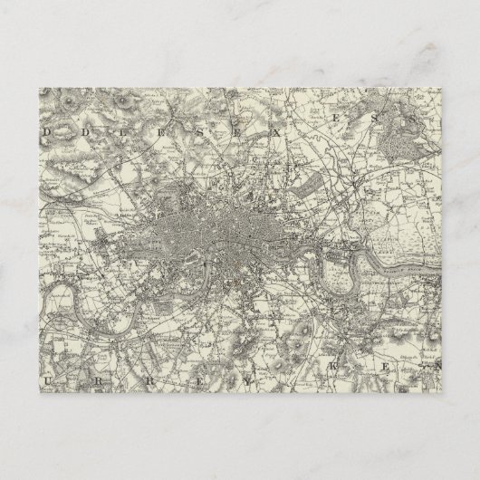 Carte Postale Les Environs De Londres (Devant)