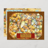 Carte Postale Les escargots célèbres d'arbre d'Oahu vont éteints (Devant / Derrière)