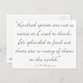 Carte Postale Les Esprits Gentils Ne Sont Pas Éminents (Devant / Derrière)