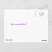 Carte Postale les étapes (Dos)