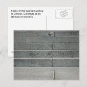 Carte Postale Les étapes capitales du Colorado (Devant / Derrière)