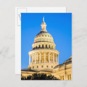 Carte Postale Les Etats-Unis, le Texas, Austin. Bâtiment de (Devant / Derrière)