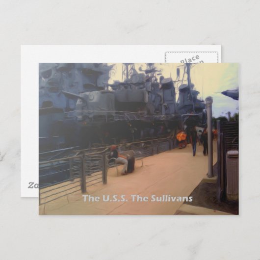 Carte Postale Les États-Unis Les Sullivans (DD-537) (Devant / Derrière)