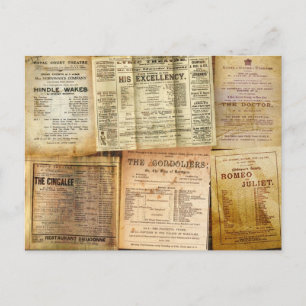 Carte Postale Les factures de jeu