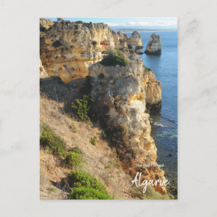 Carte Postale Les Falaises de l'Algarve, Portugal