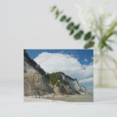Carte Postale Les Falaises De Mon Seeland, Danemark (Debout devant)