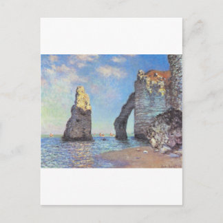 Carte Postale Les falaises d'Etretat - Claude Monet