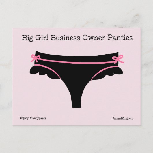 Carte Postale Les Fancypants BGBOP. (Devant)
