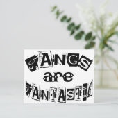 Carte Postale Les Fangs Sont Fantastiques (Debout devant)