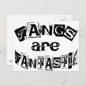 Carte Postale Les Fangs Sont Fantastiques (Devant / Derrière)