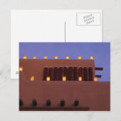 Carte Postale Les farolitos traditionnels illuminent les structu (Devant / Derrière)