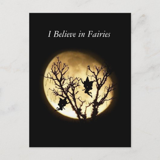 Carte Postale Les fées au clair de lune (Devant)