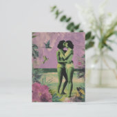 Carte Postale Les femmes à la plage qui disent des secrets (Debout devant)