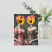 Carte Postale Les femmes à tête de pensée (Debout devant)