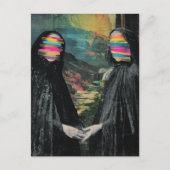 Carte Postale Les femmes aux visages flous (Devant)