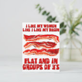 Carte Postale Les femmes comme Bacon (Debout devant)