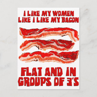 Carte Postale Les femmes comme Bacon