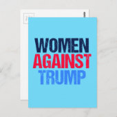 Carte Postale Les femmes contre Trump (Devant / Derrière)