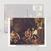 Carte Postale Les Femmes D'Alger Par Eugene Delacroix (Devant / Derrière)